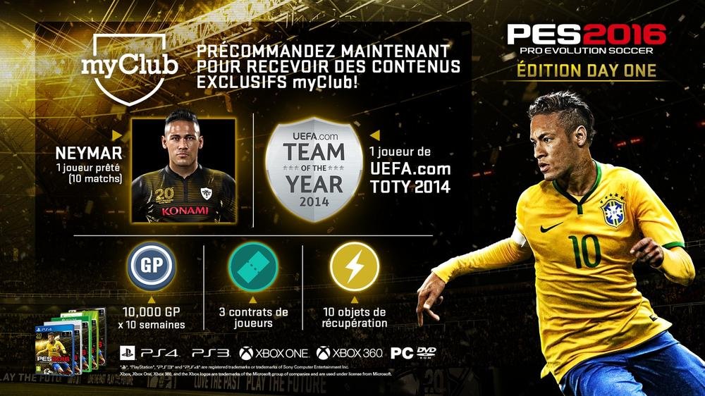 PES 2016: Pro Evolution Soccer [Importación Francesa]