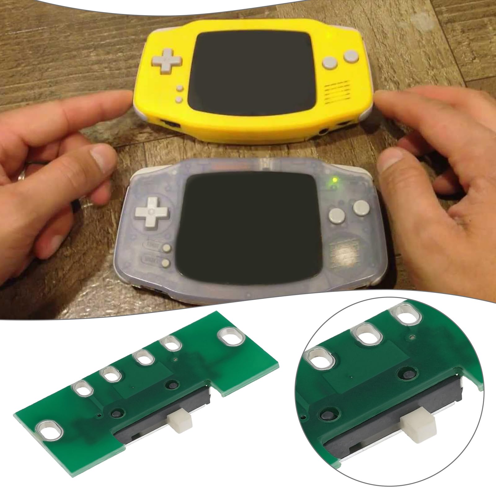 Create idea 5Pcs Game Console Power Switch Repair Replacement