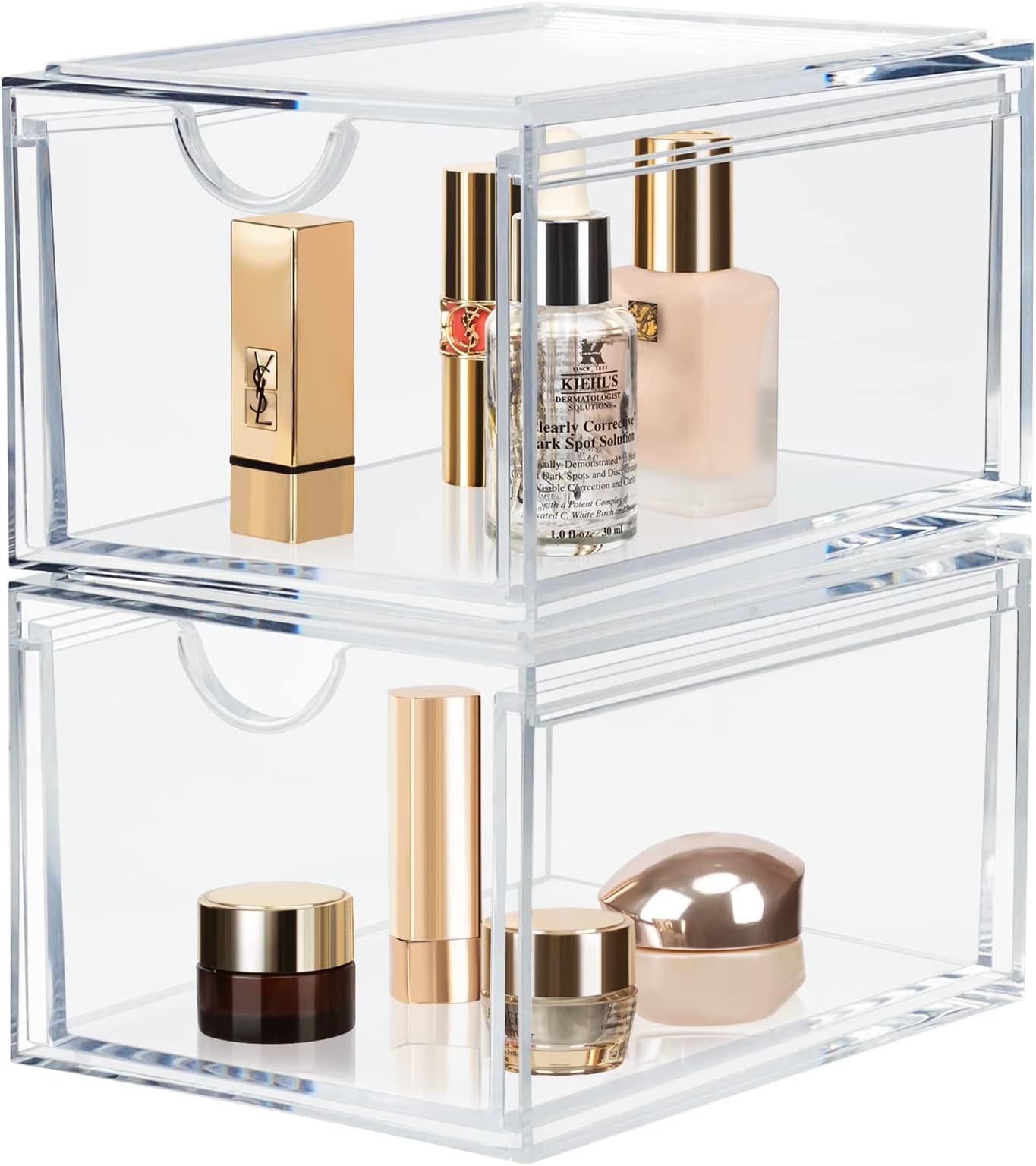Rangement Maquillage Avec Tiroirs Transparents