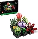 LEGO Botanicals Succulents - Artificial Indoor Plant Building Set for Home, Kitchen, Desk Decor Adults Ages 18+ - Gift for Birthdays - 10309