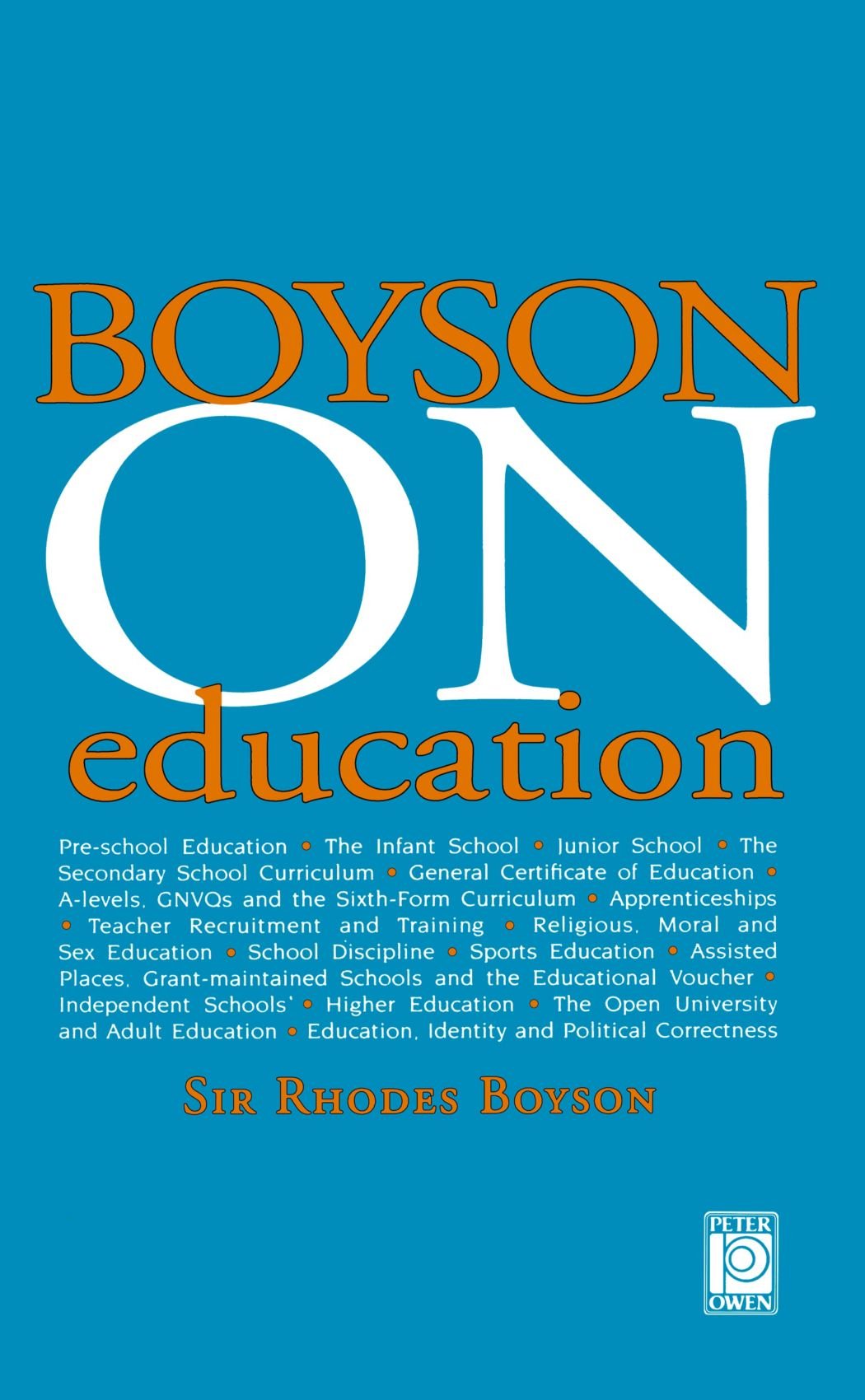 Buy Boyson on Education — BookShops.in