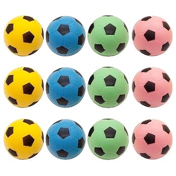 KUTKUT Pack Of 10 Foam Balls For Cats, Colorful Rainbow Ball Cat Toy Sponge Ball Cat Toy Ball, Soft Pet Ball Toy For Cat Puppy Kitty Indoor Activity Play Training