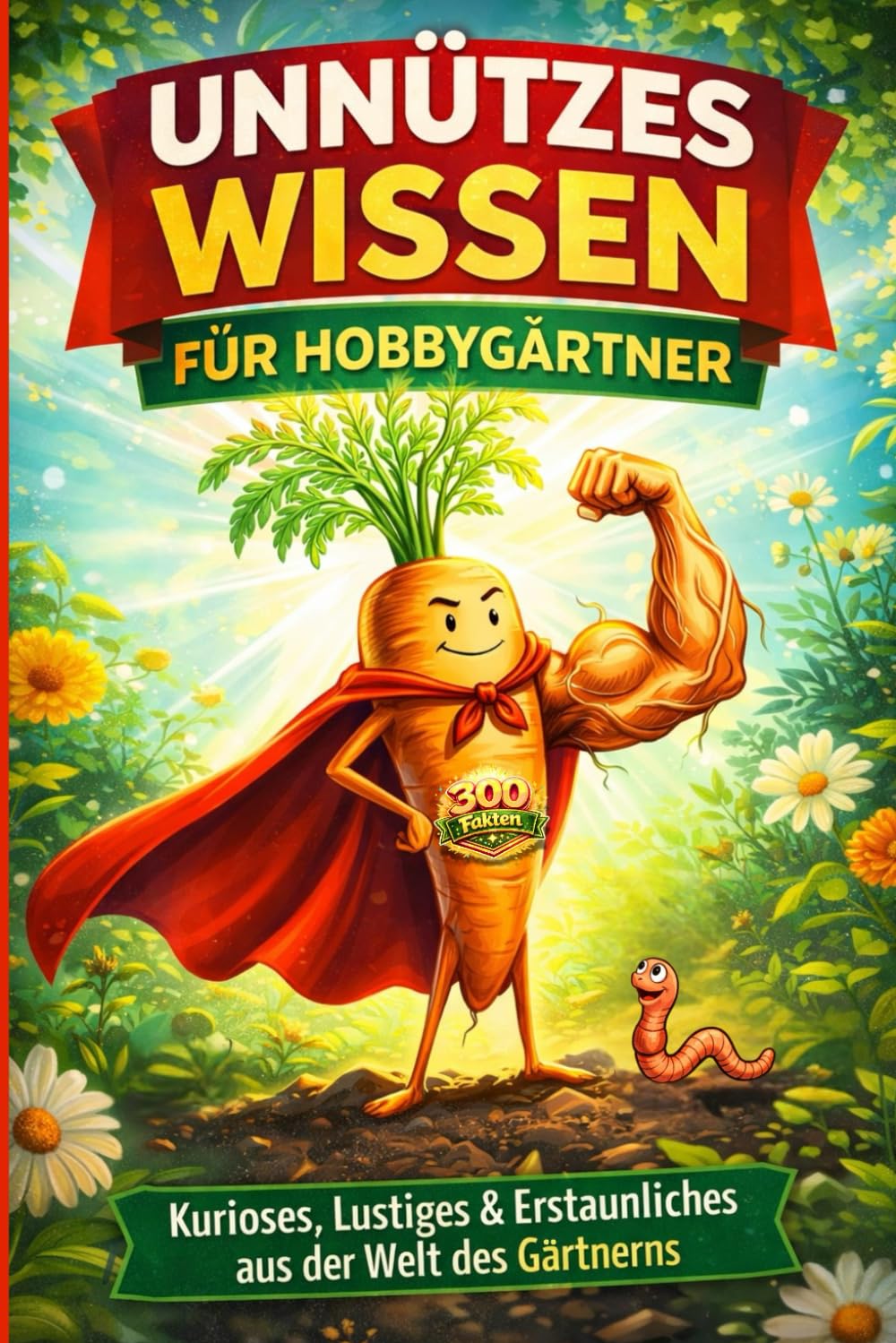 Unnützes Wissen für Hobbygärtner: 300 überraschende und kuriose Fakten über Garten, Pflanzen und Natur – Lustiges Wissen für Hobbygärtner