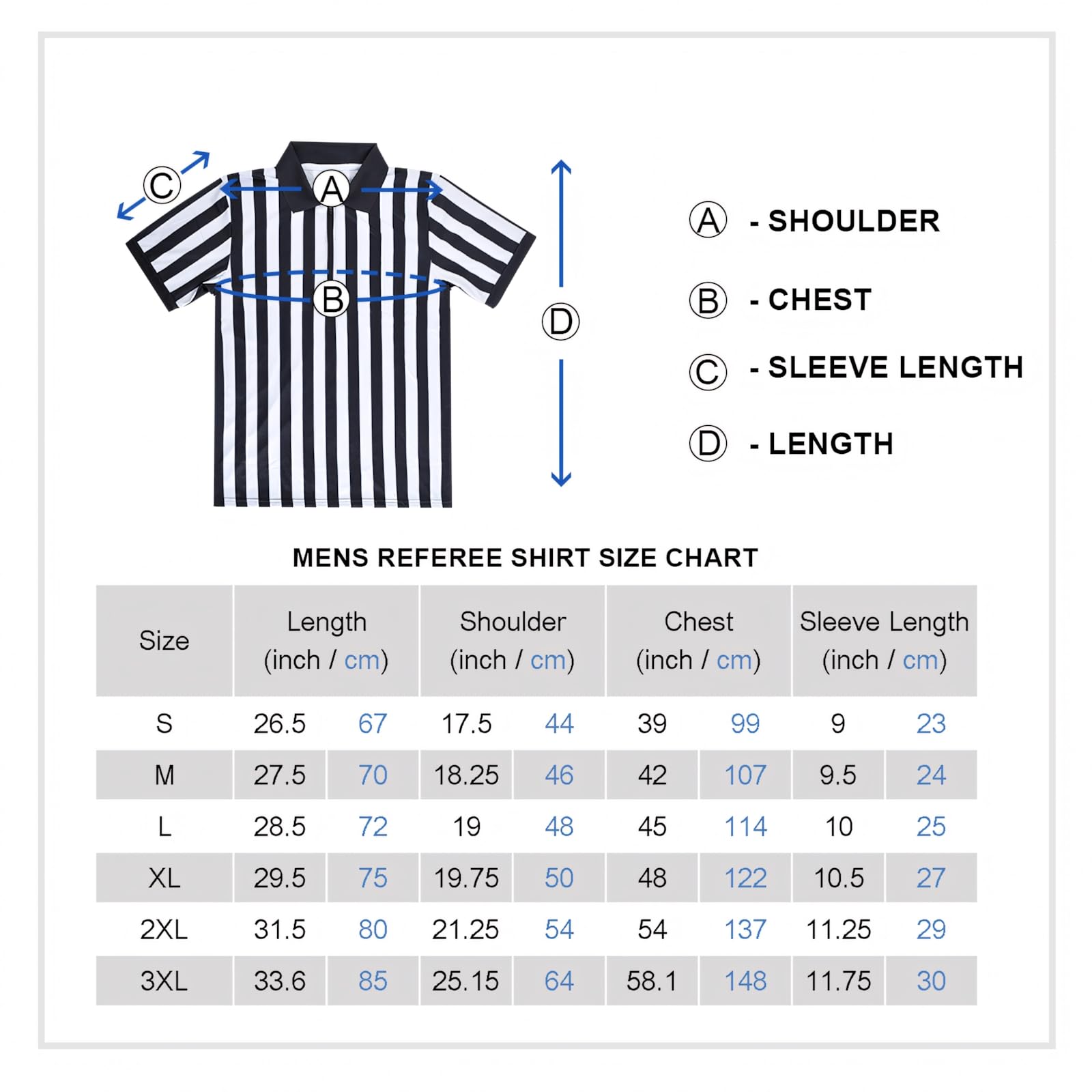 TopTie Camisetas árbitro Disfraz árbitro Personaliza Camiseta Polo T-Shirts Manga Corta con Cremallera 1/4 Camiseta Rayas Negras y Blancas