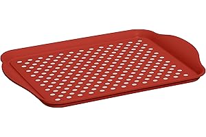 Large Plastic Serving Tray with Handles