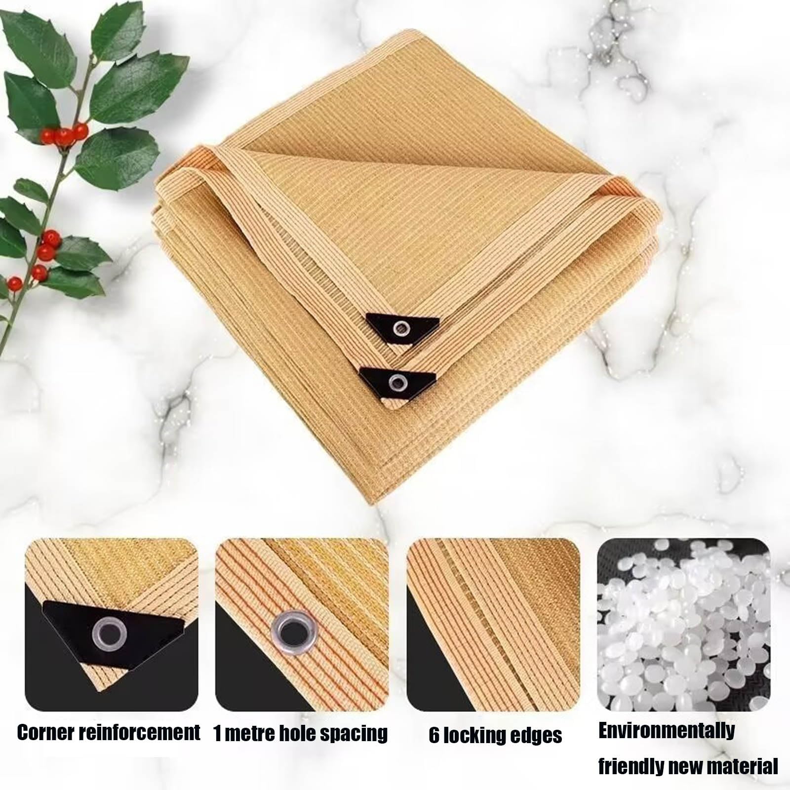 KAnduo Tende A Vela Ombreggiante Impermeabile 3x4 4x5 6x8 8x8 8x10m, Protezione Raggi UV 90%, Telo Ombra Tende da Sole for Esterno Giardino Terrazzo(4x8m)