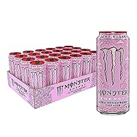 Monster Energy Ultra Strawberry Dreams, Bevanda Energetica Senza Zuccheri al Gusto Fragola