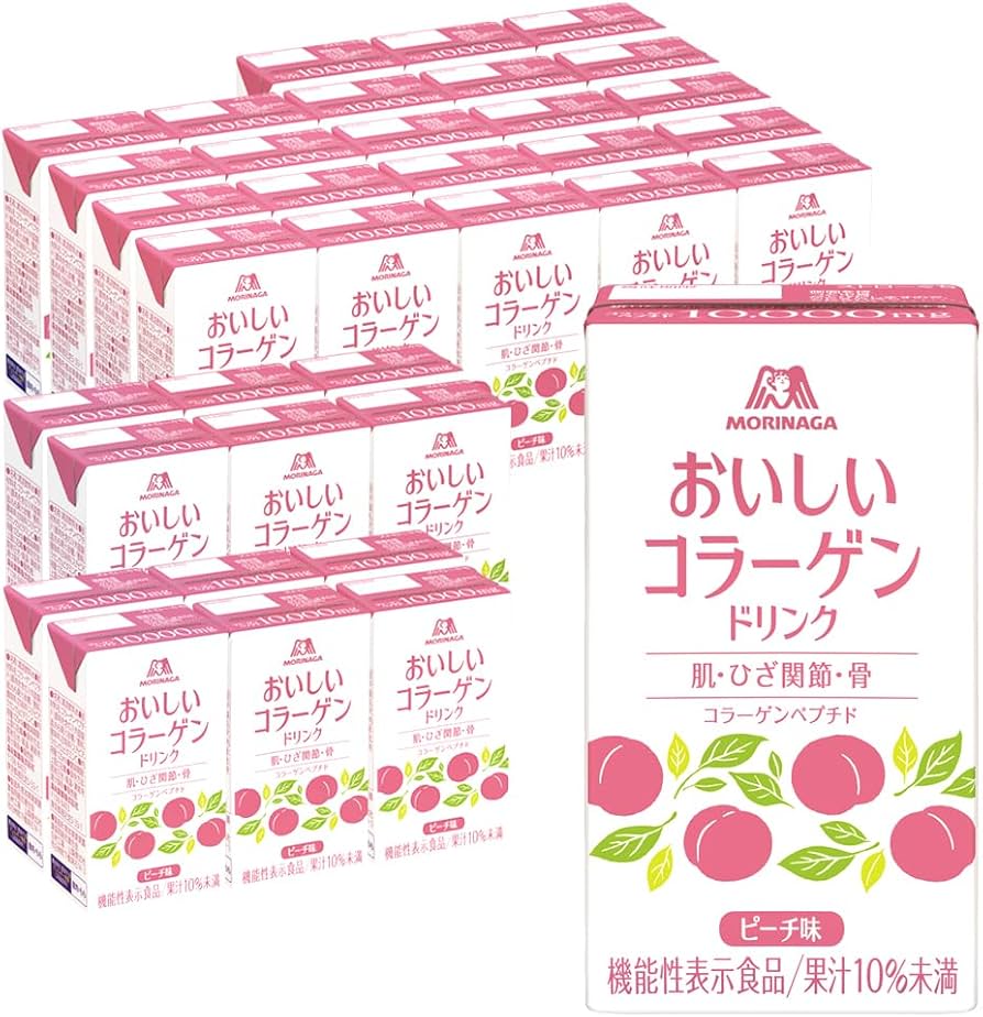 Amazon.co.jp: 森永製菓 おいしいコラーゲンドリンク 125ml 36本
