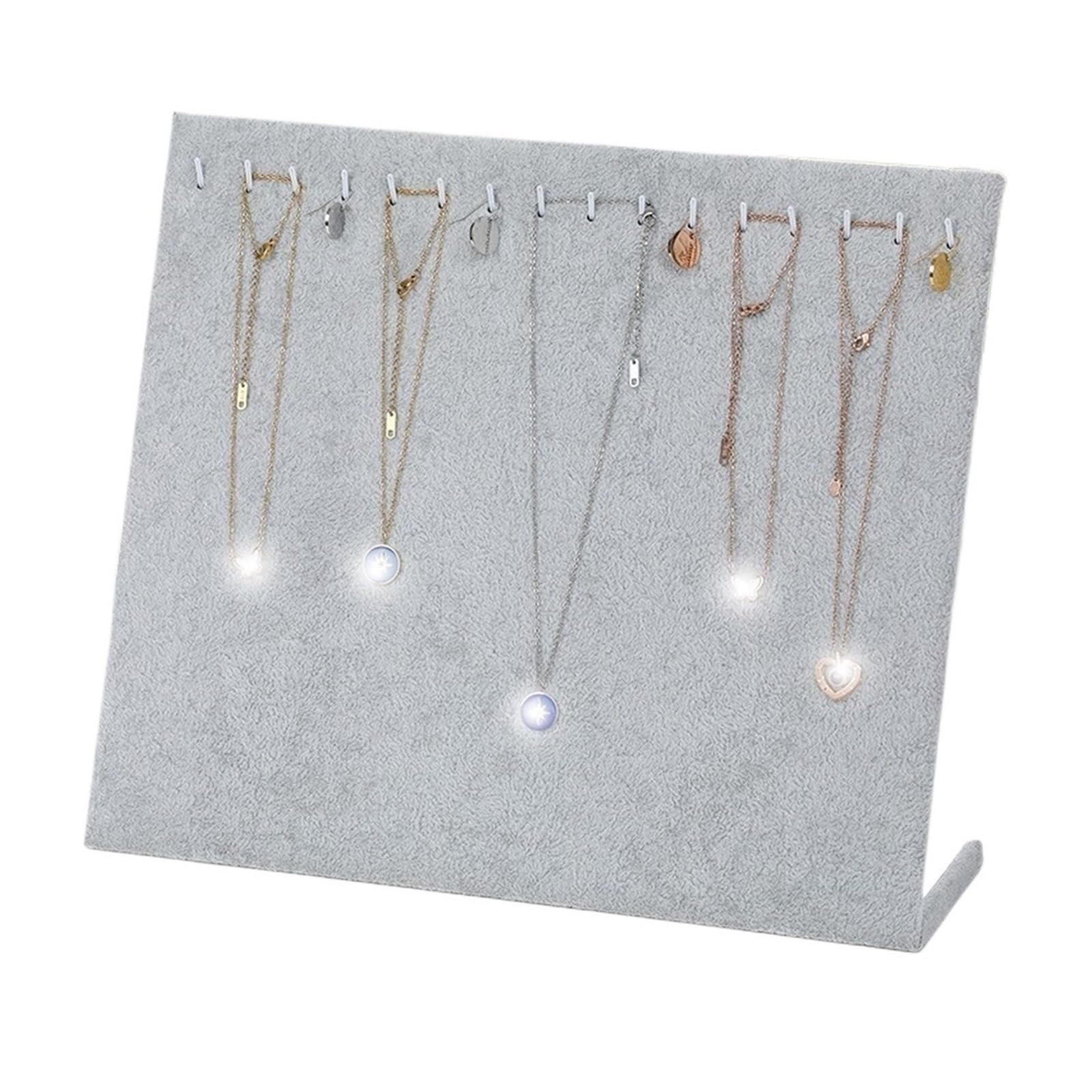 GEK208130 Jewelry Display Stand Flannel Display Stand Jewelry Organizer for Pendants Chains Organizer