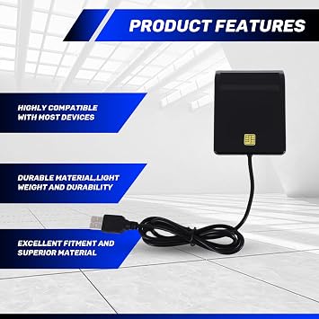 USB Smart Card Reader for Bank Card IC/ID EMV Card Reader for 7 8 10 for Linux OS USB- ISO 7816
