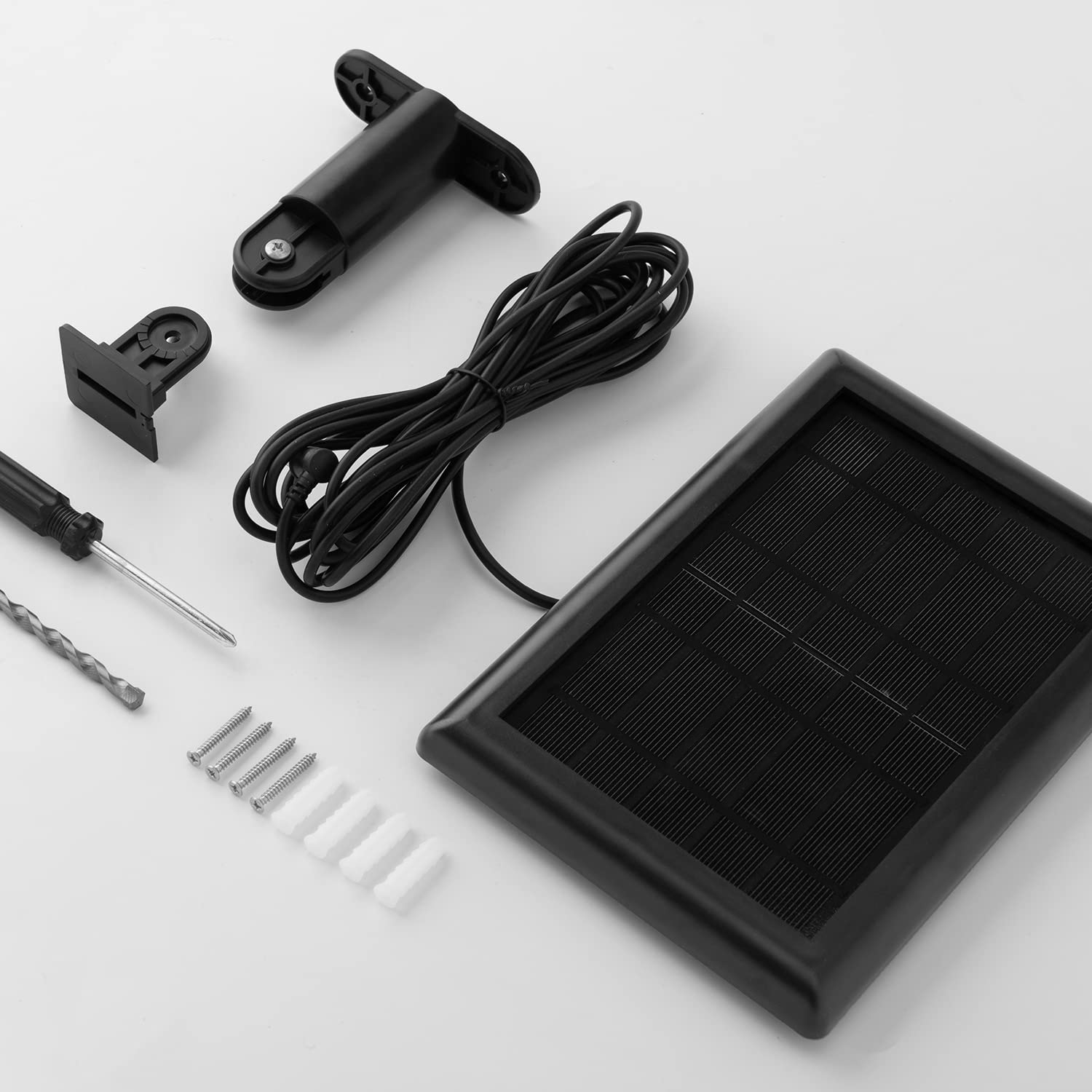 Cargador Solar Para Cámaras Ring - Panel 3W Compatible Con Stick Up Cam, Spotlight Cam Pro