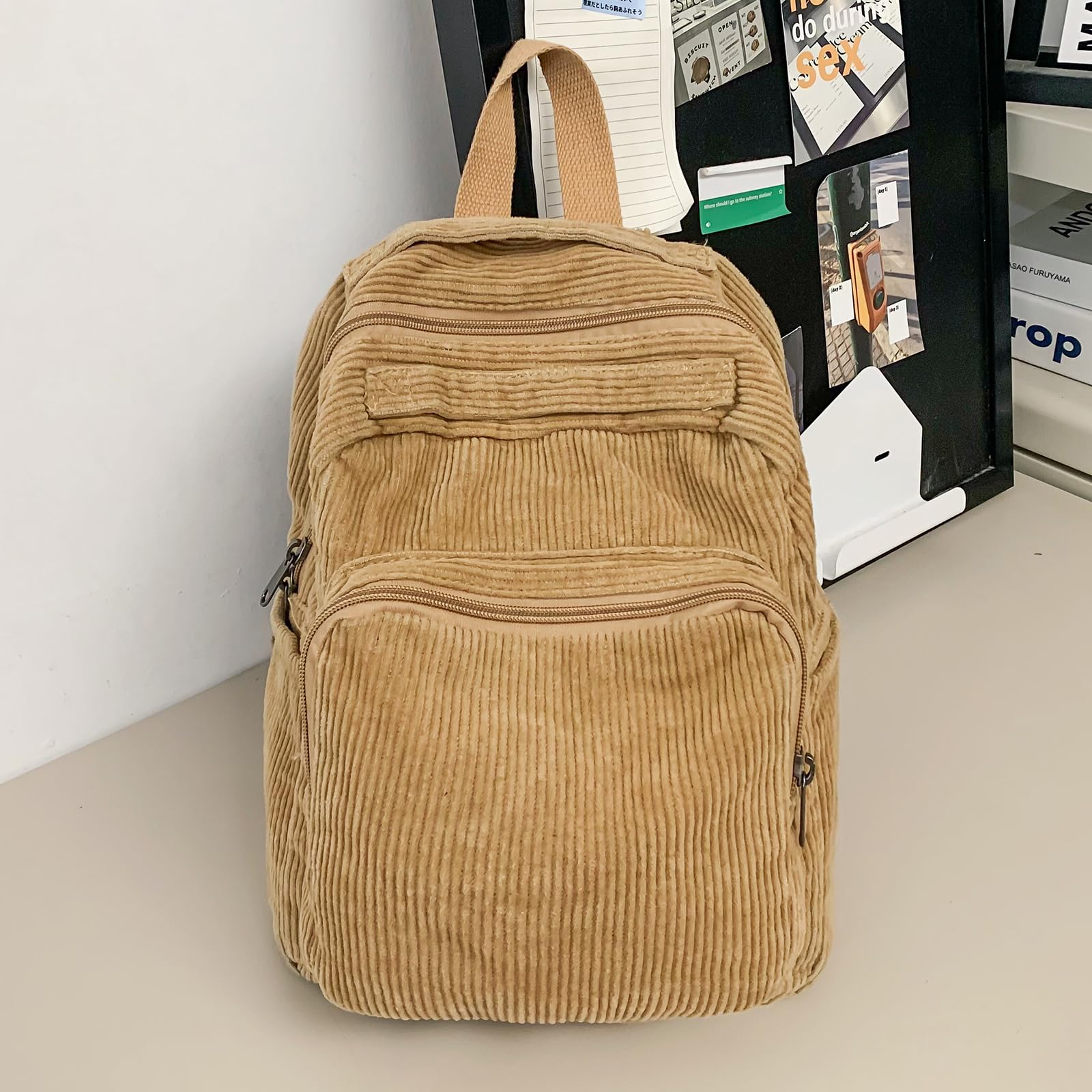 femmes petite toile/cordury sac à dos, sac à dos de Ville, sac à dos scolaire, voyage, travail, femme, fille, adolescent, unisexe, petite taille
