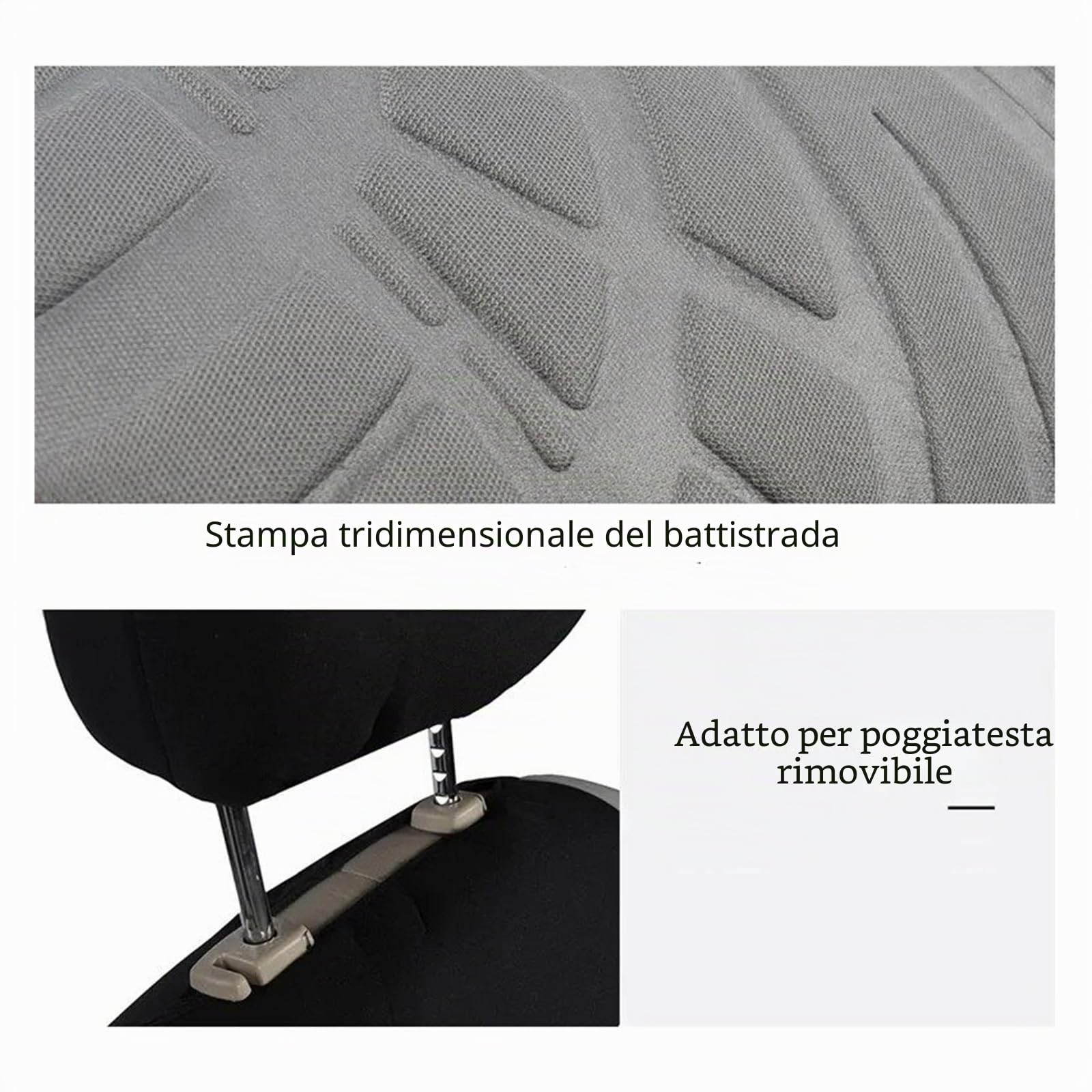 Set Copri Sedile Protezioni Universali Per Sedili Auto Da 9 Posti Coprisedili Per Autobus Resistenti Allo Sporco Set Di Coprisedili In Vari Colori Completo Coprisedili(Black-9PCS)