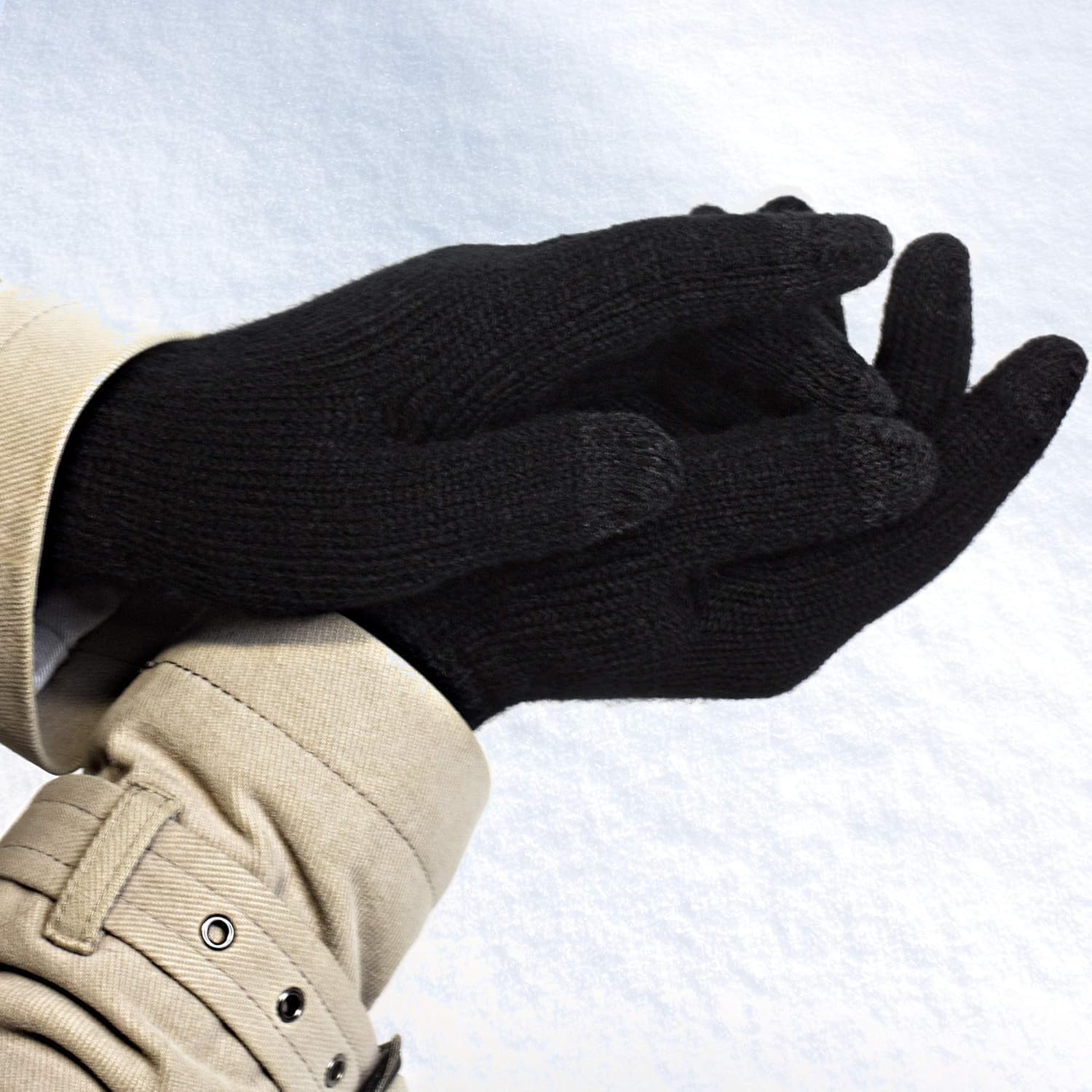 Glove: Pantofola Uomo in Lana, Feltro | Löwenweiss