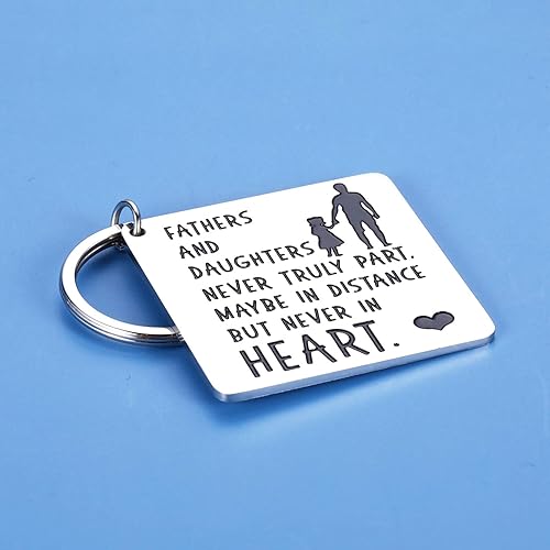 Miniatura 7 de Llavero para padre e hija, día del padre, Navidad, cumpleaños, día de San Valentín, regalos de boda de hija a papá, papá, padrastro, hombres, él,