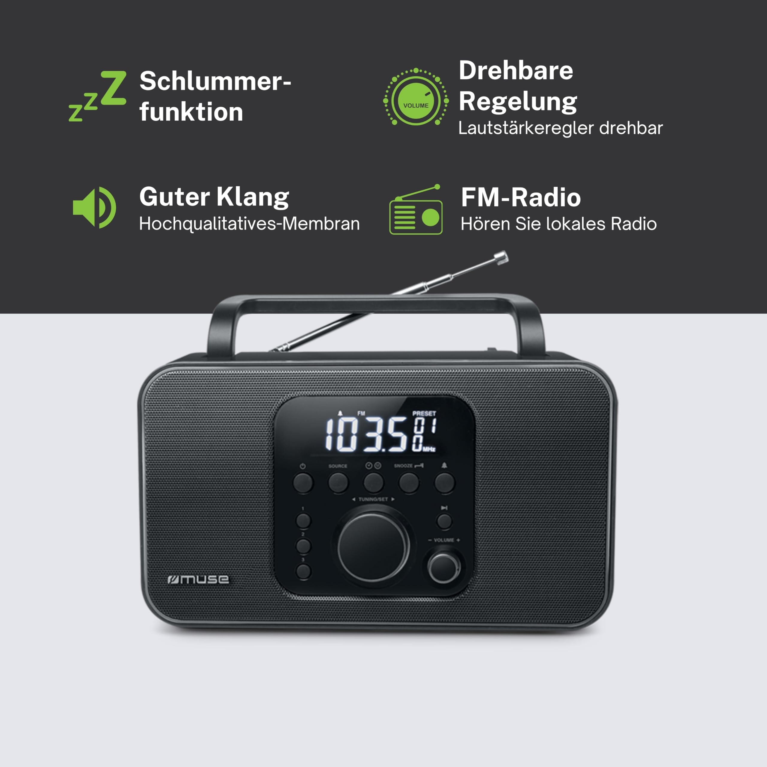 MUSE Radio FM M-091 R
