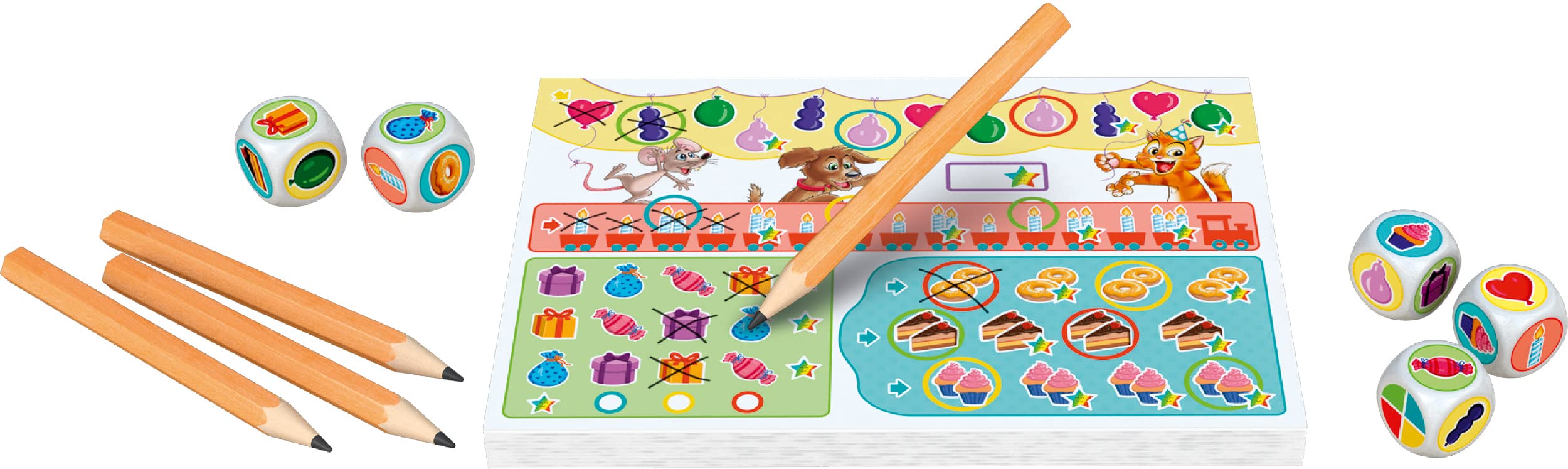 Schmidt Spiele 40625 Również już Clever, gra w kości dla dzieci