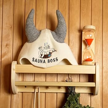 NF × OVERRIDE SAUNA HAT Sauna Hat 100% Natural Wool Felt With Hook, Great Gift, the