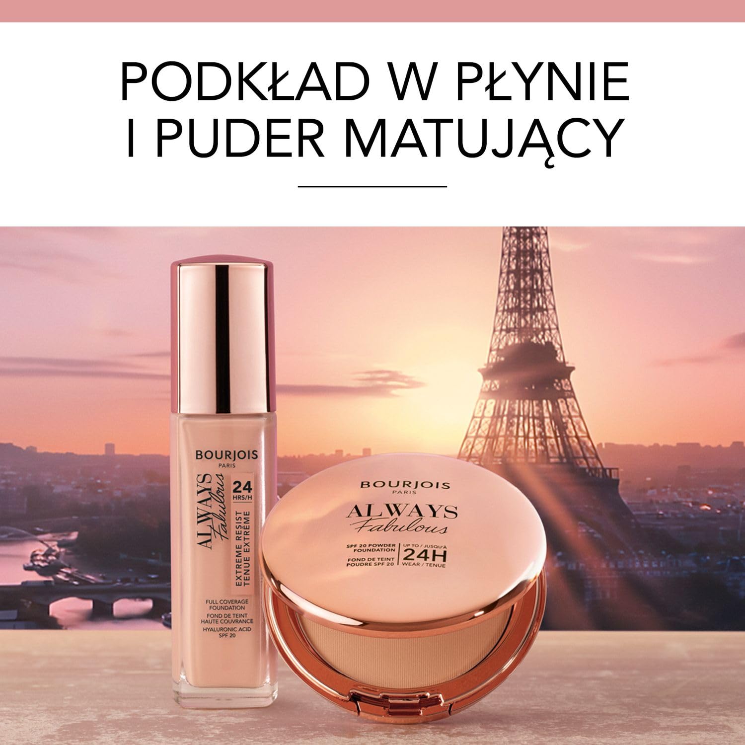 Bourjois Always Fabulous matujący puder z filtrem SPF20 nr 125 Ivory, 7g