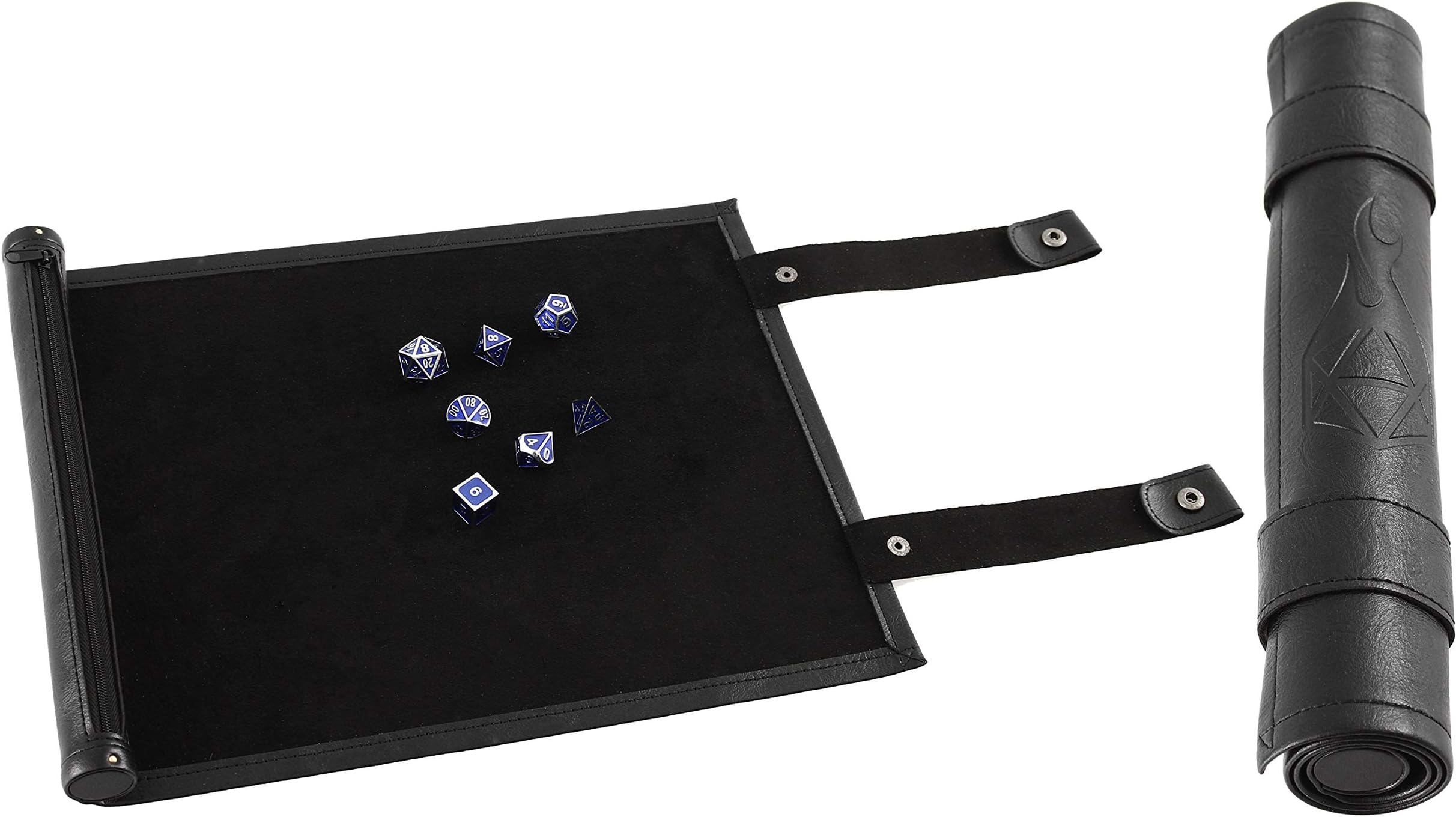 Dice Co. Scroll Dice Tray and Rolling Mat with