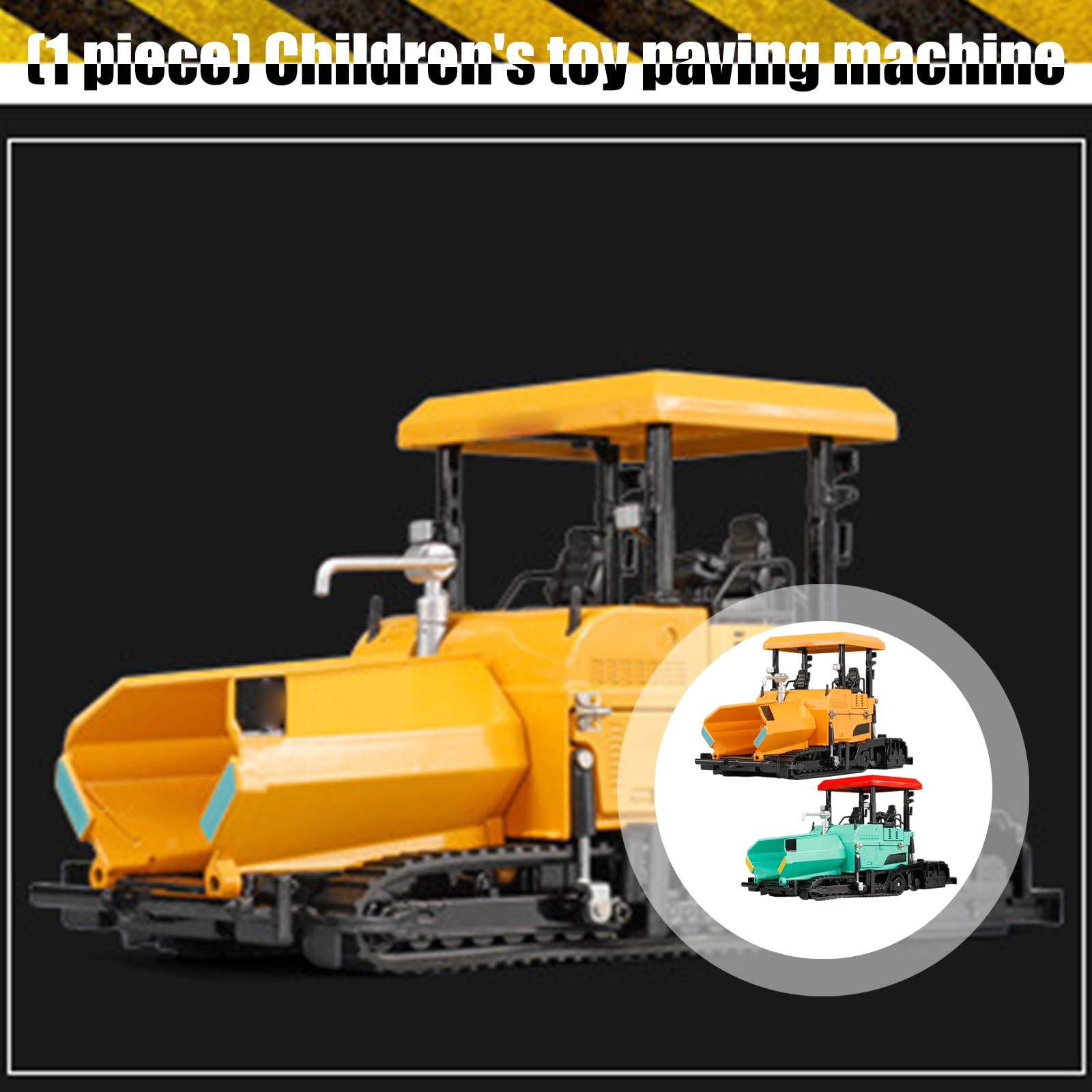 Fahrzeug Fertiger Spielzeugmodell, kindersicher, abgerundete Kanten, Modell, Straßenpflastermaschine für Rollenspiel, Jungen Geschenk, Kinder Fertiger Technik