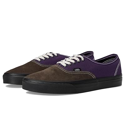 Vans Authentictm Skate Shoes Black Sidewall Gothic Grape