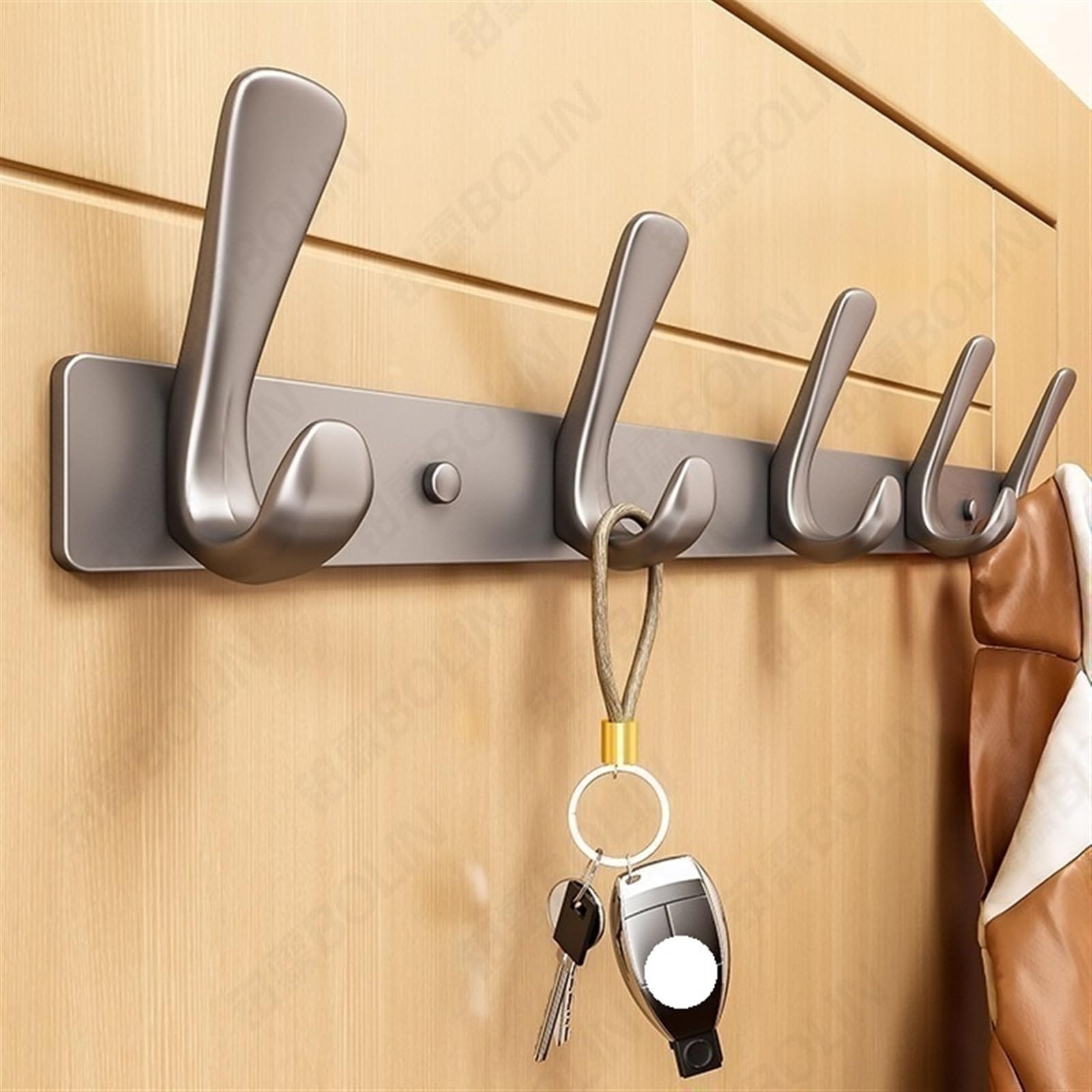 Ganchos de Pared, Perchas de Aluminio Turdy for Abrigos, Bolsos, Toallas y Accesorios