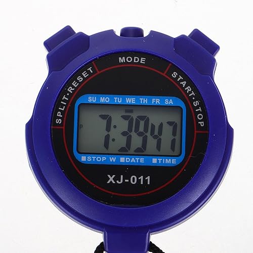 Miniatura 9 de Cronómetro deportivo digital con pantalla grande, funcionamiento silencioso para natación, correr, fitness, fácil de usar para entrenadores,