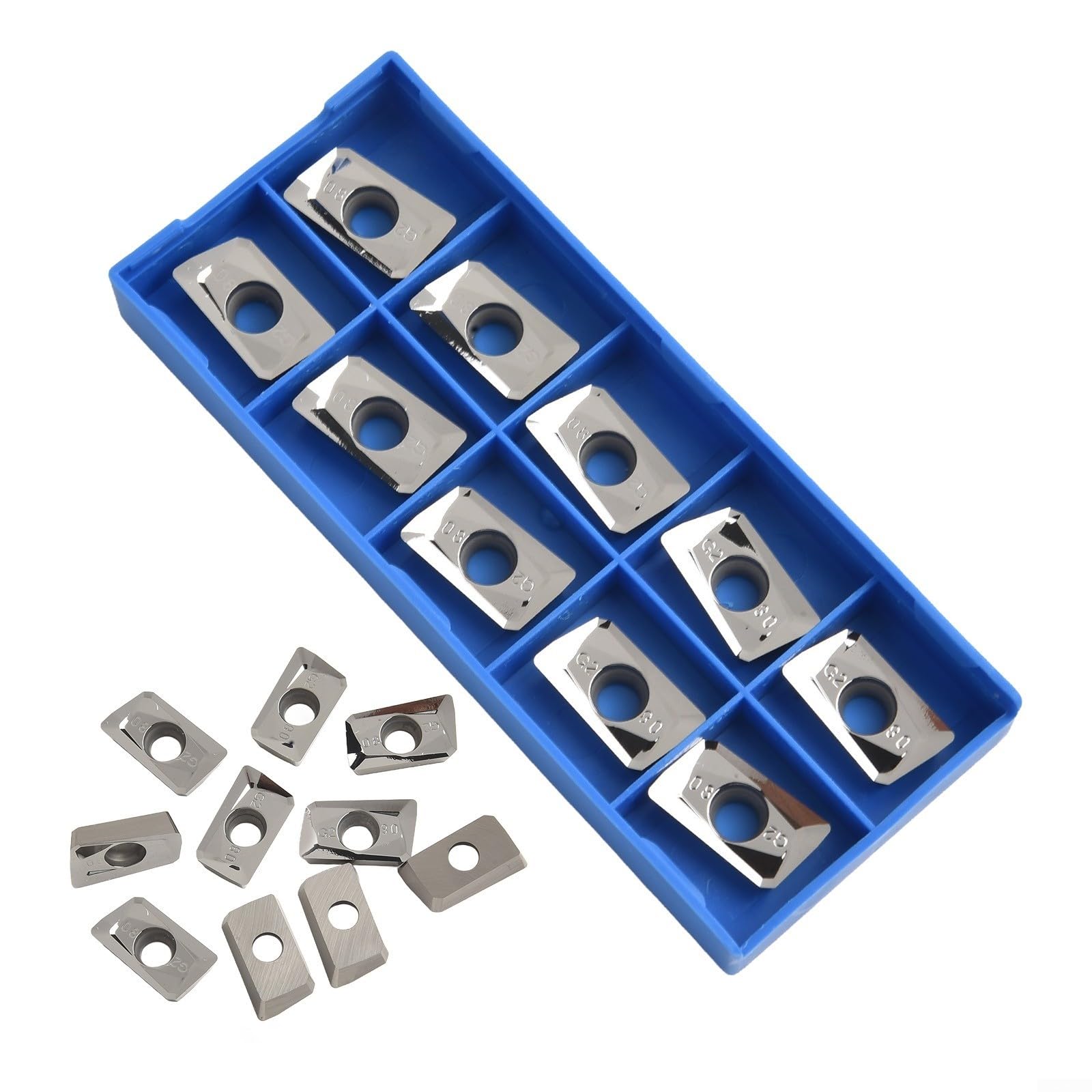 Confezione da 10 inserti in carburo APGT1604PDFR-G2 CNC