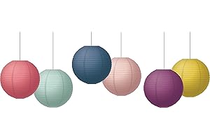 Oh Happy Day: 8" Hanging Paper Lanterns for Lighting Up Classrooms with Cheer and Decor