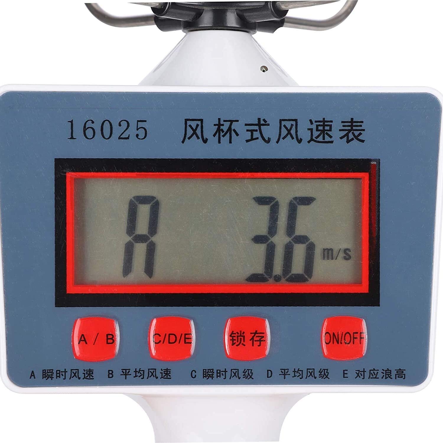 JJJ Anemometro Portatile Anemometro Portatile velocità del Vento Vento Anemometro Digitale Anemometro a Mano Vendita del Vento Misuratore del Vento Misuratore di misurazione del Vento