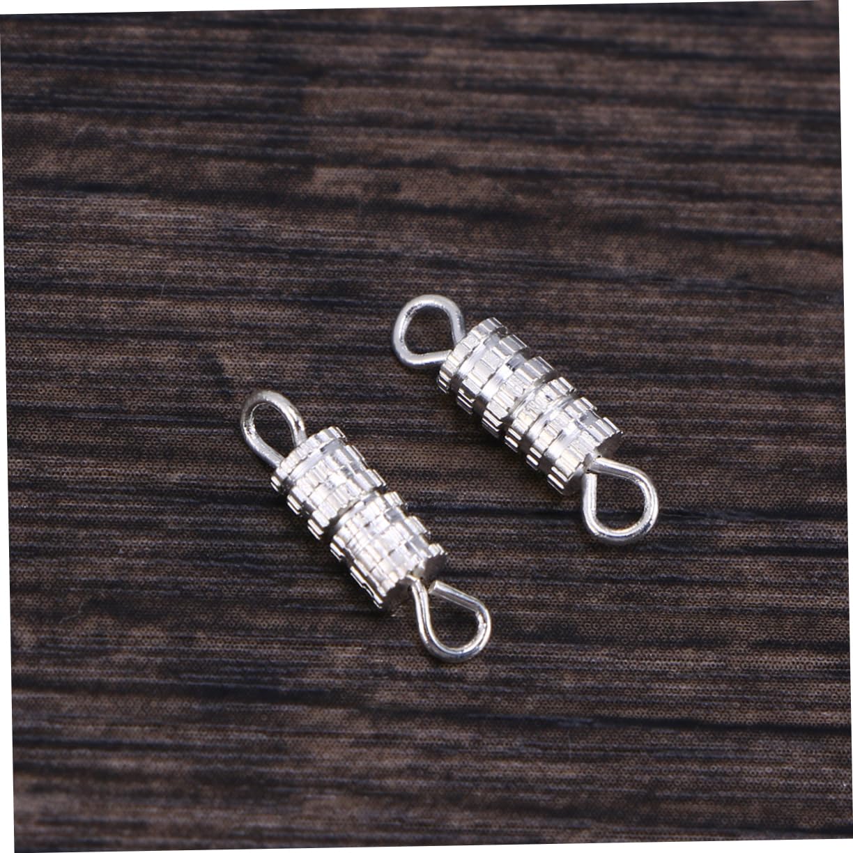 SEWACC Accesorios Para Joyería Diy, 20 Cierres De Rosca Tipo Barril Chapados En Oro Para Pulseras y Collares, Hebillas De Cobre Anillas Resistentes