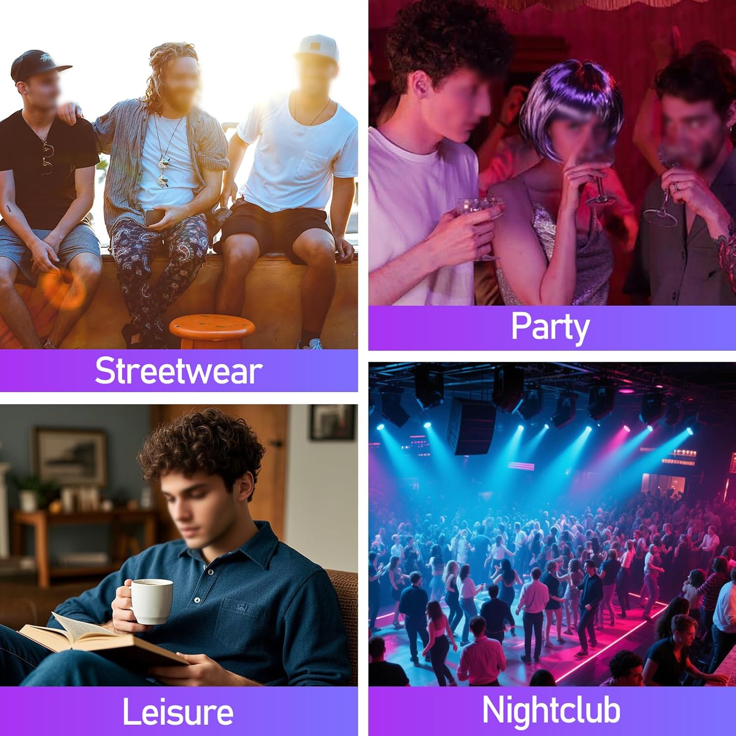 Mens Sparkly Tank Tops Sleeveless Disco Shirt 70s Rave Outfits Shiny Sequin Vest Club Wear - Image 6