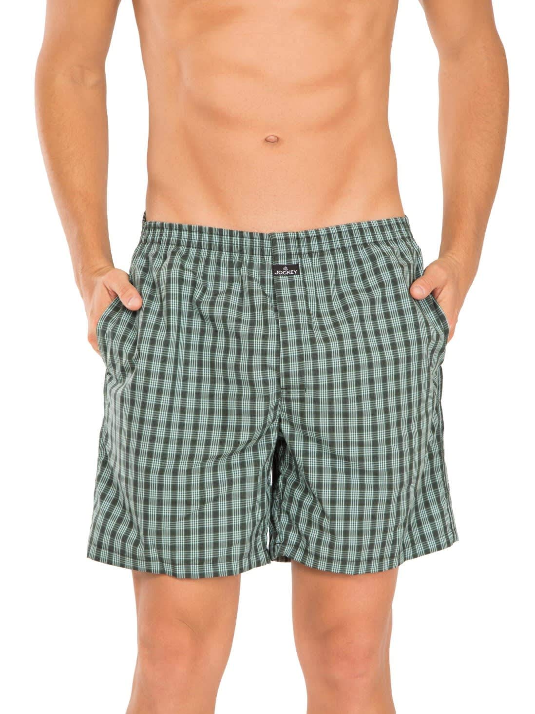 jockey Men's Cotton Boxers (Pack of 2)(1223-0205-C2122_Check C2122_Large)(Color May Vary)-picture-28
