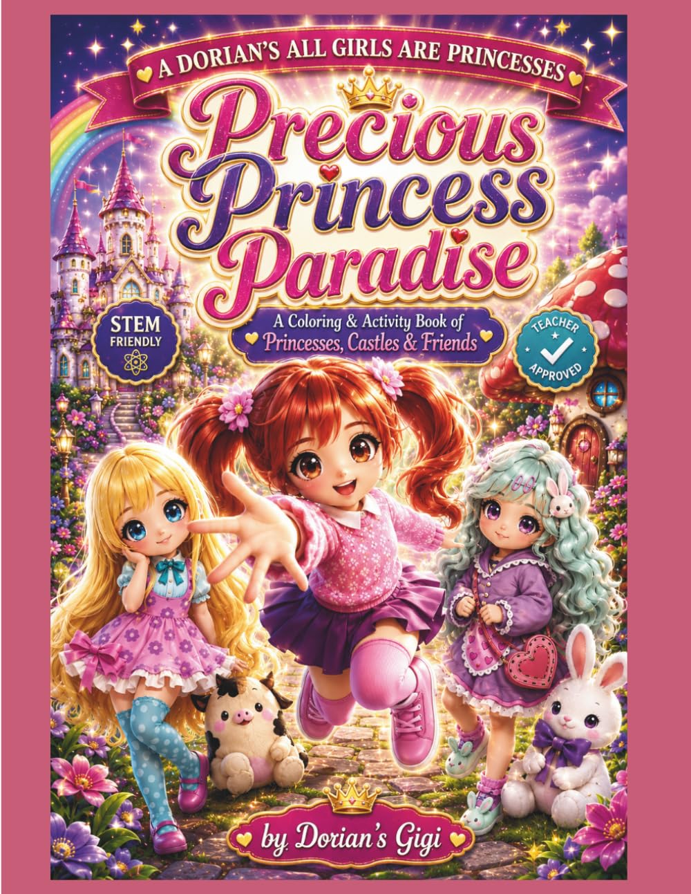 PRECIOUS PRINCESS PARADISE: A COLORING & ACTIVITY BOOK OF PRINCESSES, CASTLES, & CUTE FRIENDS (DORIAN'S GIGI ALL GIRLS ARE PRINCESSES SERIES)