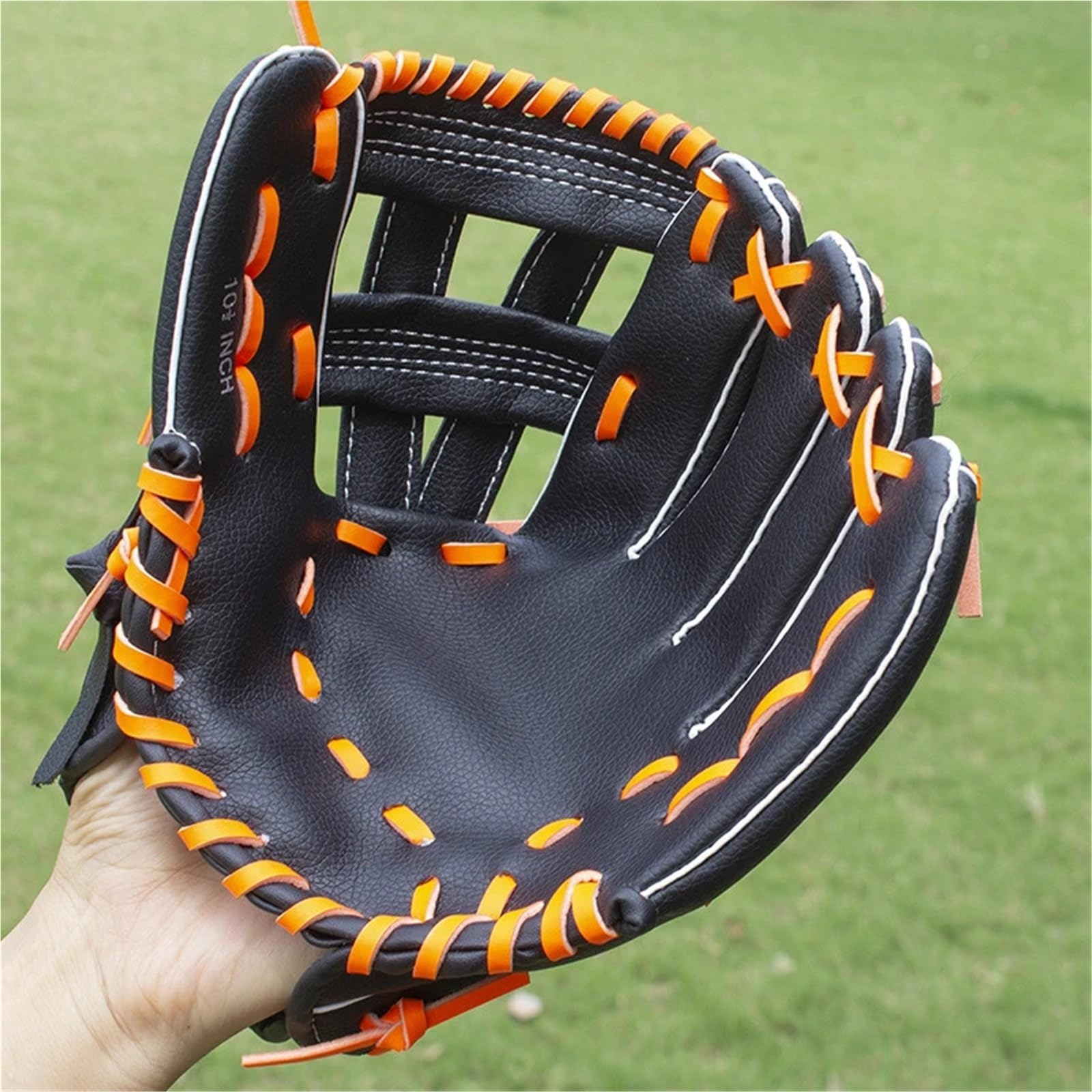 Baseball Handschuhe Baseball-Sporthandschuh, professionelle PU-Jugendschüler, Training, Baseballspiele, Catcher-Handschuhe, 10,5/11,5/12,5 Zoll