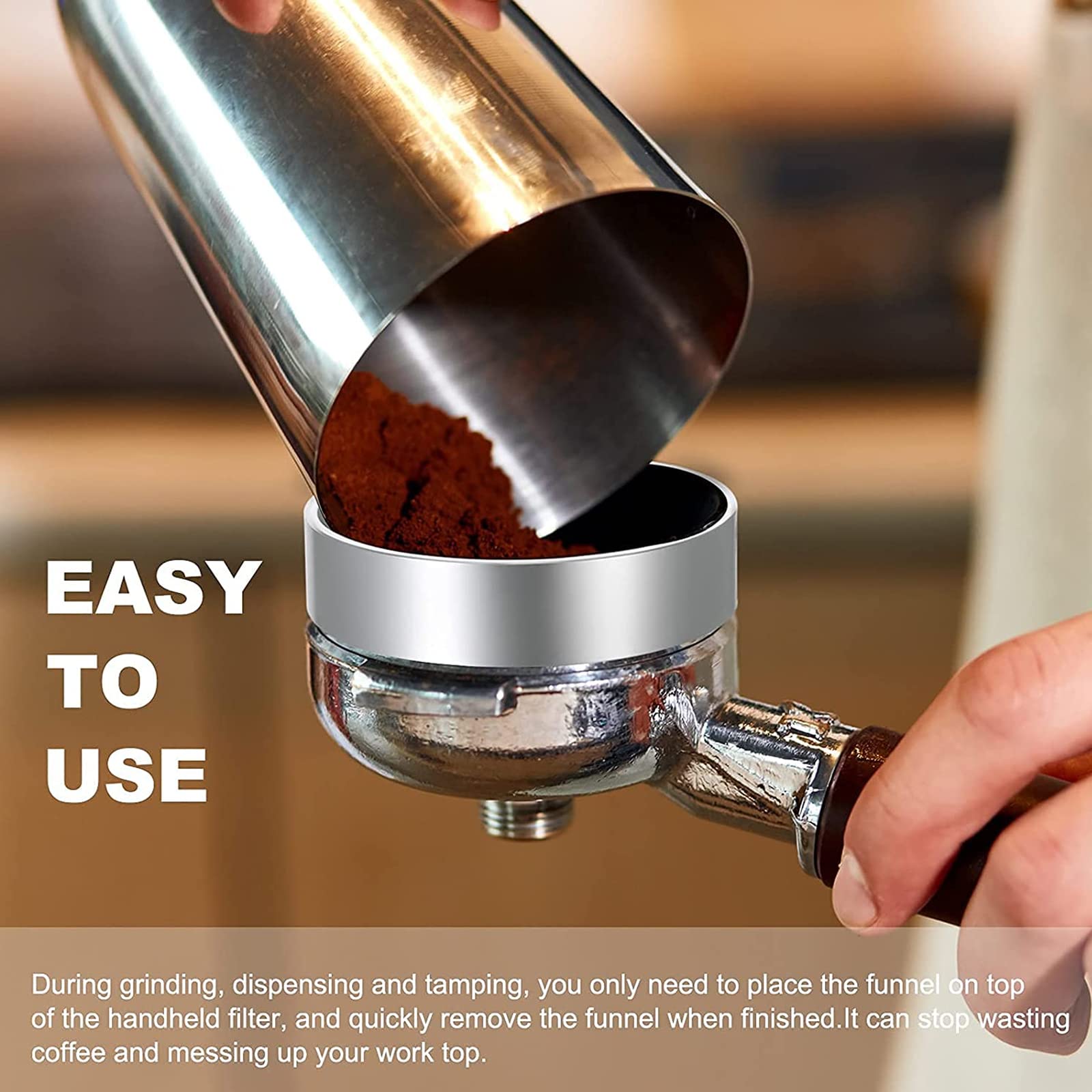 Anneau De Dosage Intelligent En Aluminium, Bol De Brassage