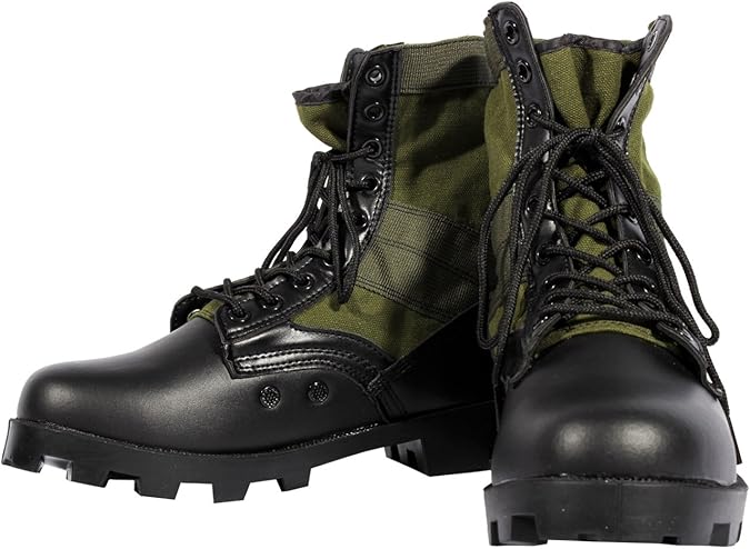 Amazon | (エイト) アメリカ軍 ジャングルブーツ コンバットブーツ 5W