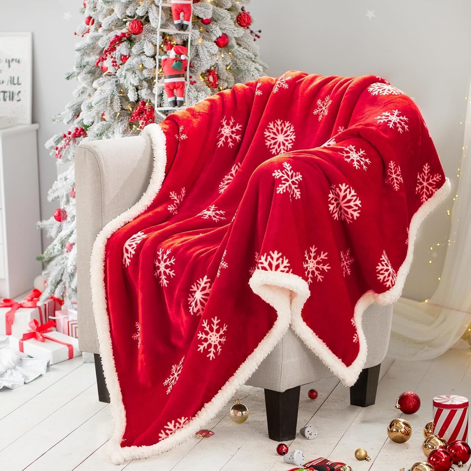 Christmas throw blanket