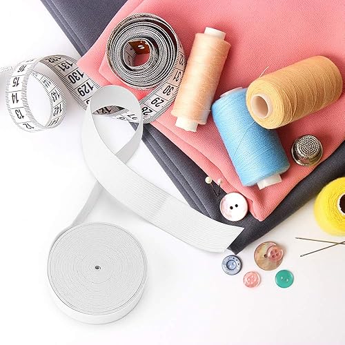 Miniatura 53 de Dreamlover Banda elástica negra, elástica ancha para coser, 5.9 pulgadas x 4 yardas Negro