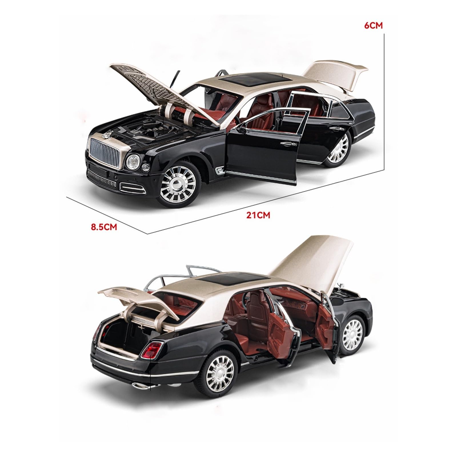 Amazon | ベントレー ミュルザンヌに最適 1:24 合金モデルカーの