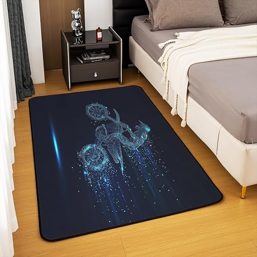 Miniatura 37 de Erosebridal Alfombra gamepad de 3 x 5 pies, diseño musical, color negro y gris con auriculares para niños Multicolor 44,Multi 04,Multi 08,Multi