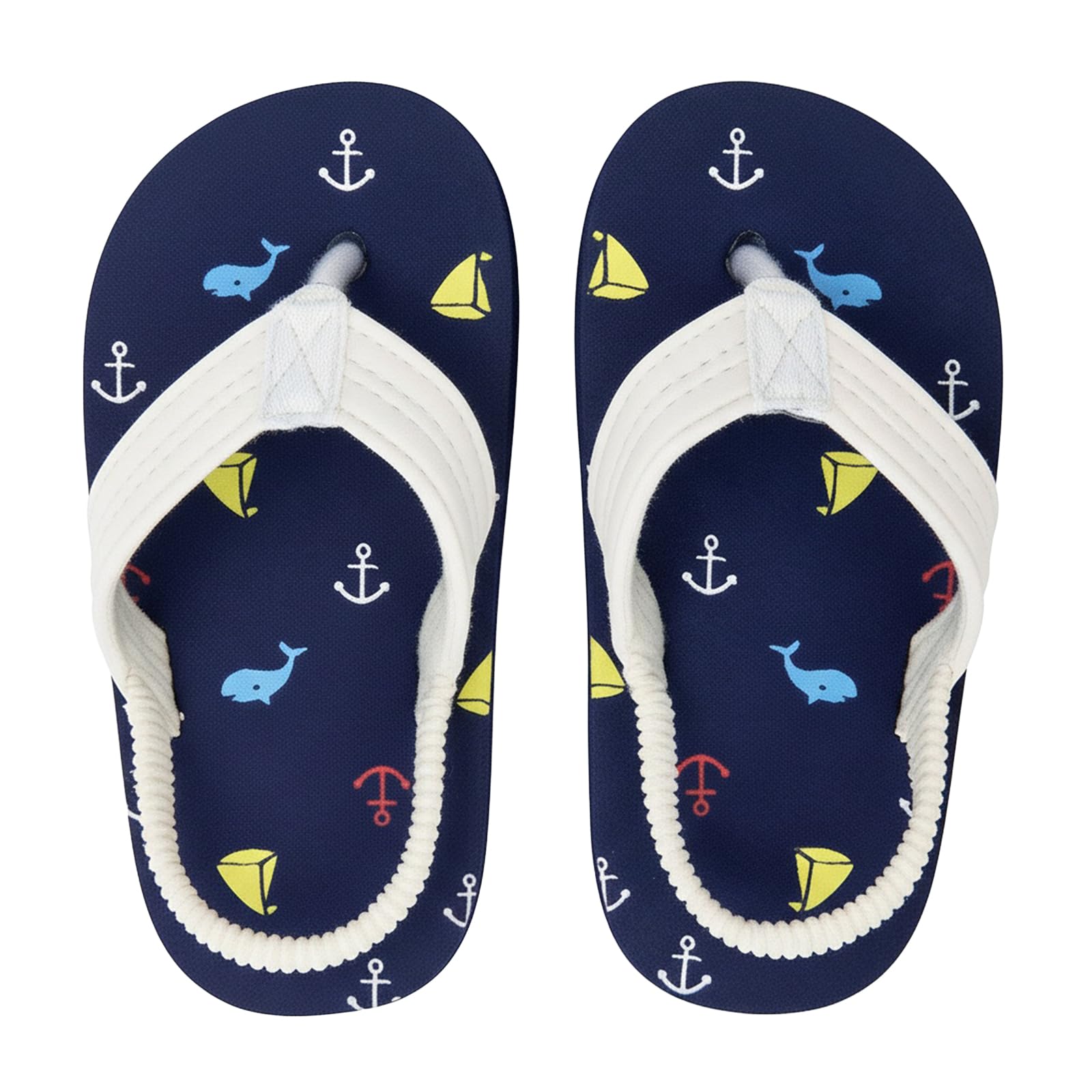 Boys Girls Strap Flip Flops Sandals Cute Cartoon Unicorn Shark Toddler Flip Flop Kids Pool Beach Flat Slide Summer Water Shoes