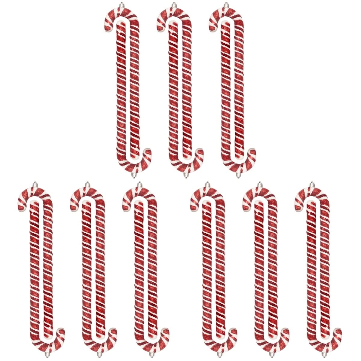 PRETYZOOM 3 Juegos Adornos para Árbol De Navidad Adornos De Guirnaldas De Jengibre Pegatinas Soporte para Decoraciones De Nieve De Navidad Decoración Navideña 6 Piezas * 3