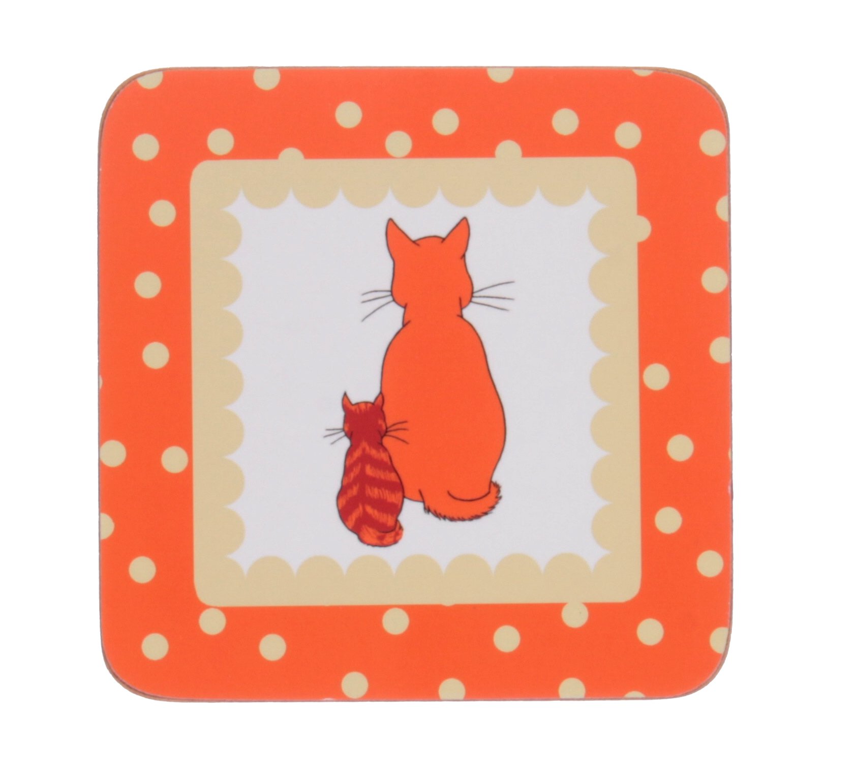 Ulster Weavers Cats In Waiting Corked Coasters Pk4