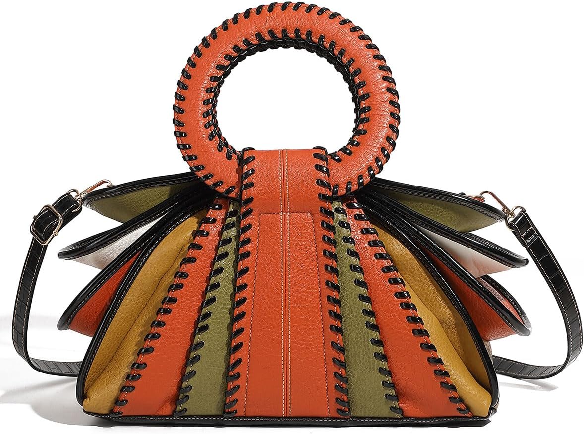 Designer Multicolor Top Handle Handbag Bag Woman Large Capacity Purse Fashion Women Crossbody Bags for Women Large Bags - Image 7