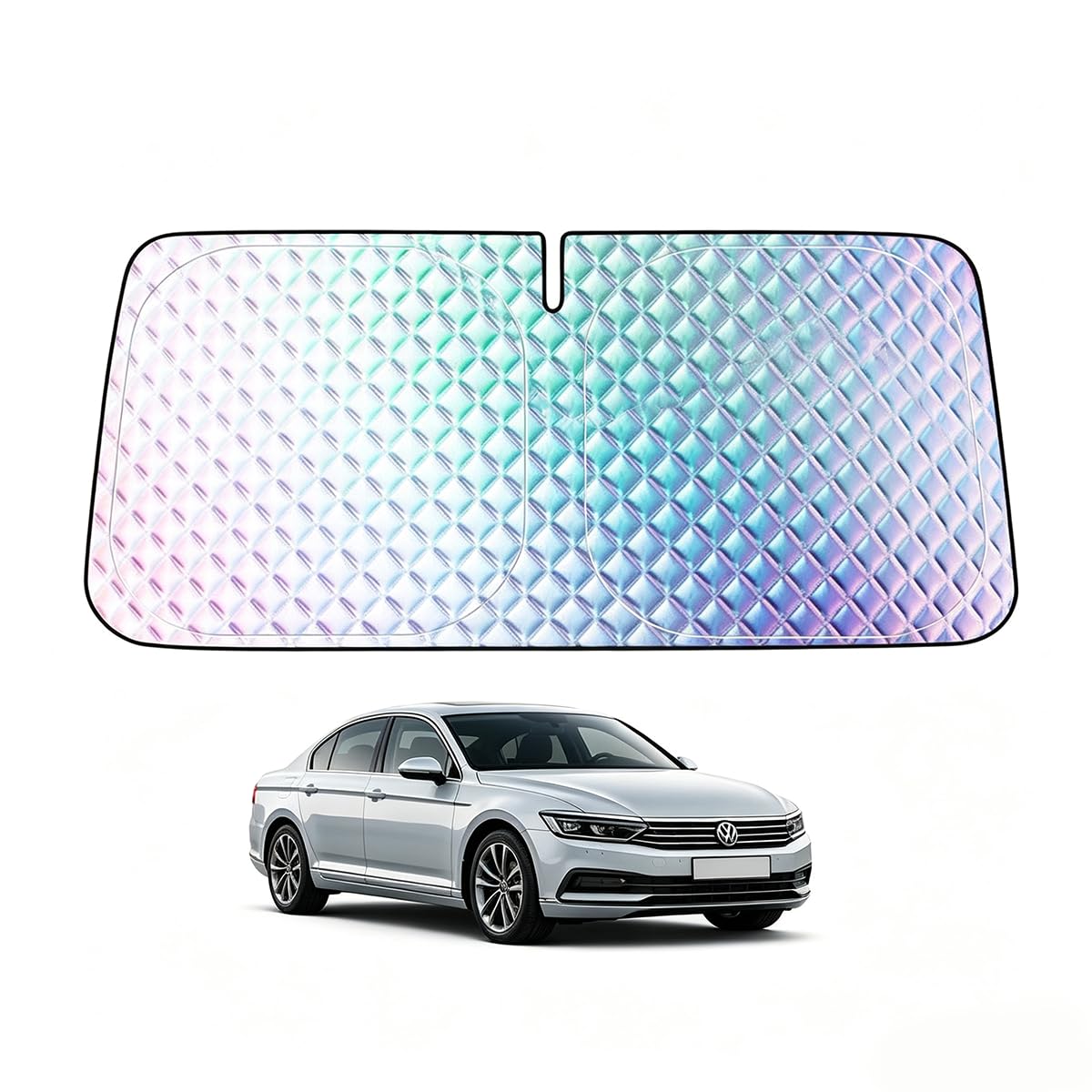 RXATTWVLY Car Windshield Sun Shade for Dacia Bigster(2025),Protection Front Window Sunshades Cover in all Weather Reflective Uv Block Car Sun Visor Keep Your Vehicle Cool,L（145 * 80cm）