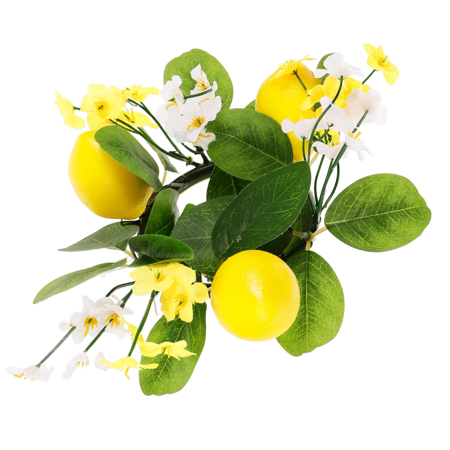 HOLIDYOYO 5pcs Candlestick Garland Plant Candle Holder Green Leaves Home Decor Party Wreath Wedding False Leaf, 1495781P1TK