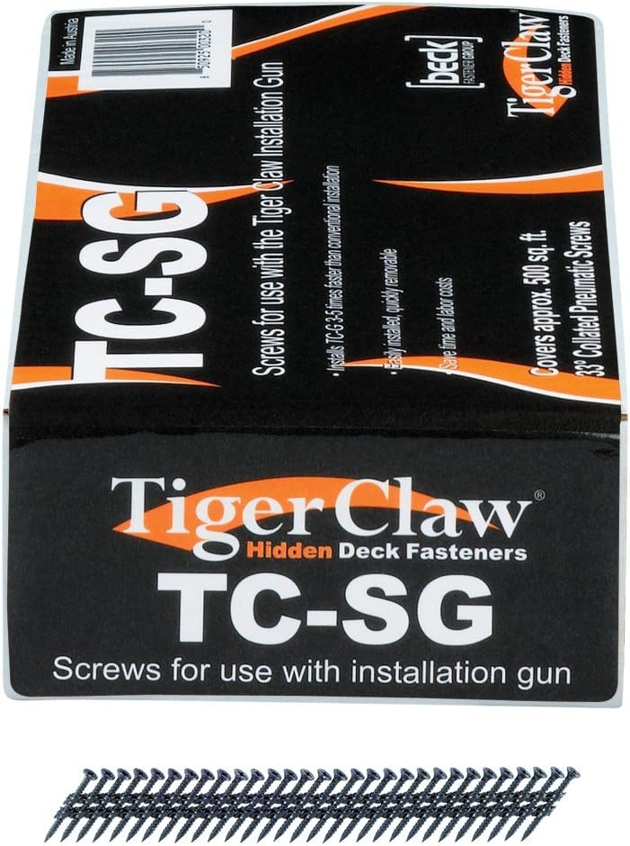 Coated Steel Pneumatic Scrails Fasteners - 930 pcs. for Approx. 500 Square feet - TC-SG
