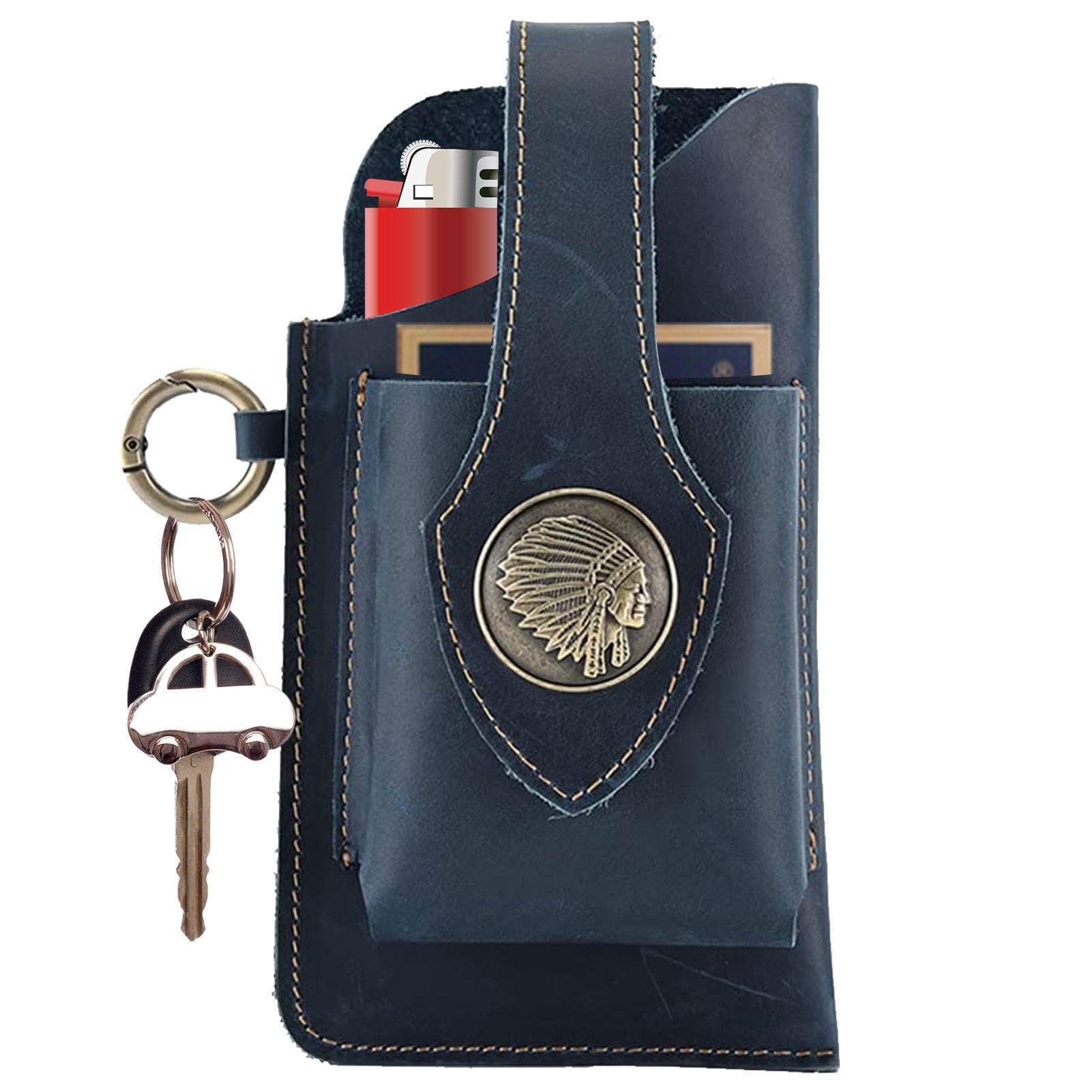 3 Handytasche für Herren | Hüfttasche zum | Telefon Hüfttasche Leder